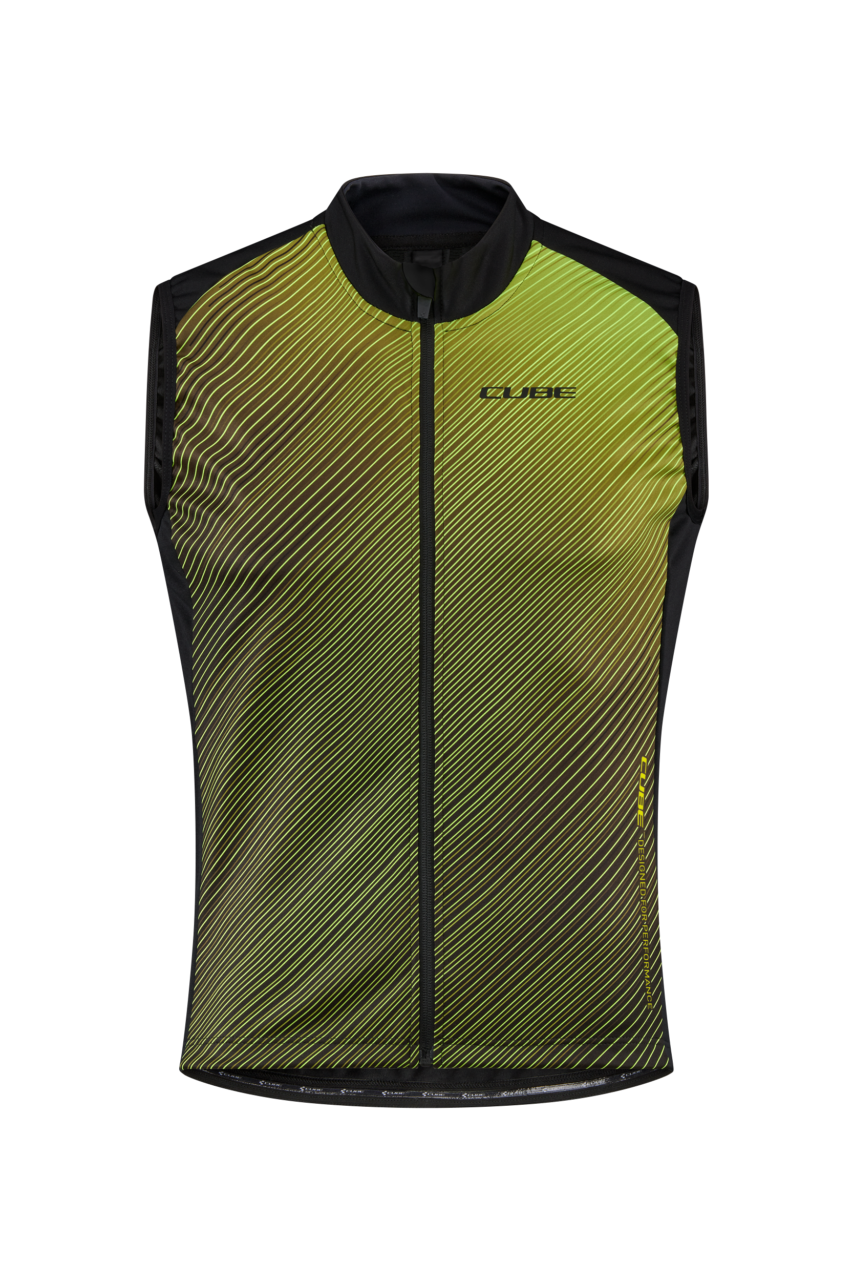 CUBE BLACKLINE Softshellweste Safety black´n´neon yellow