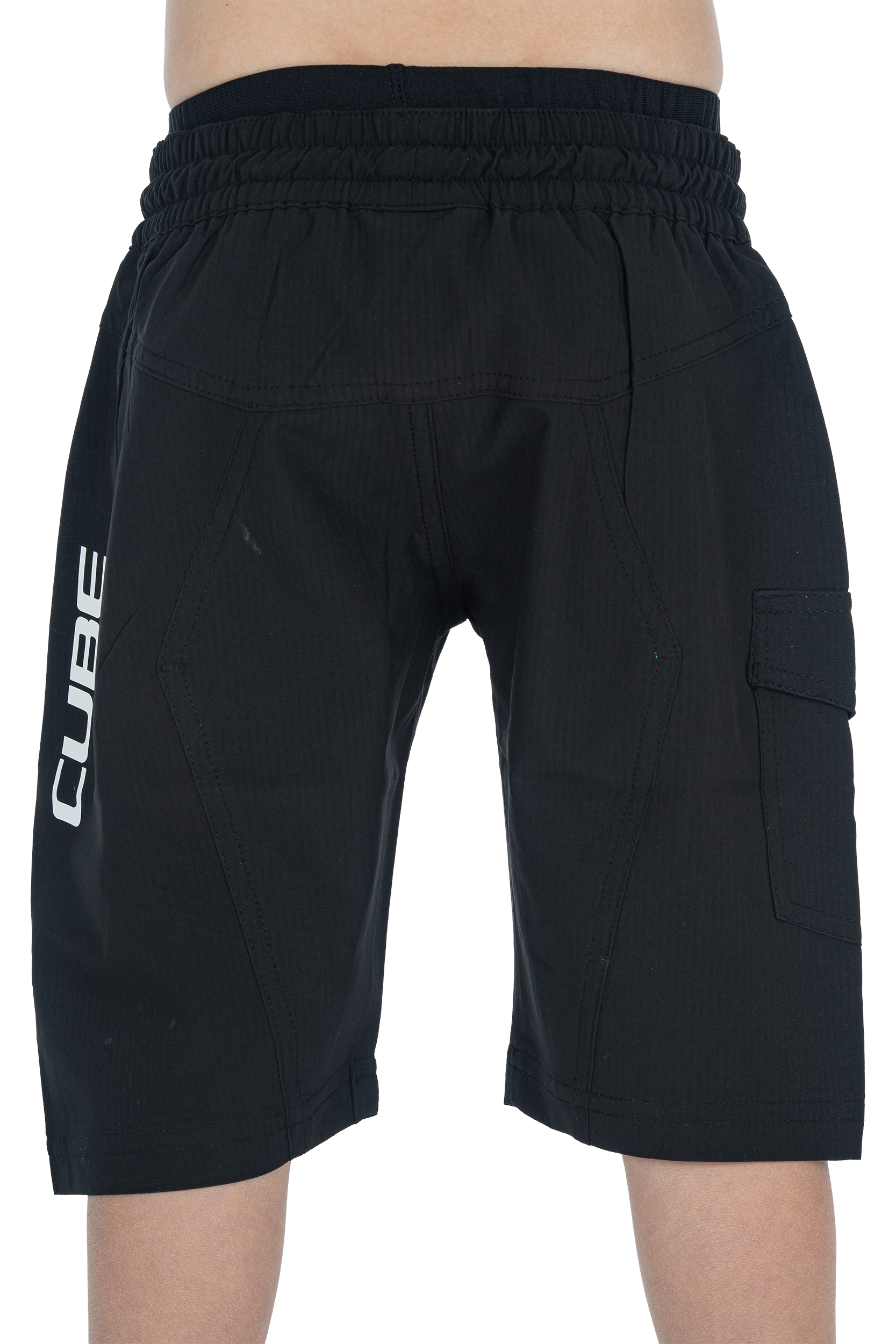 CUBE TEAMLINE Baggy Shorts ROOKIE inkl. Innenhose black´n´white