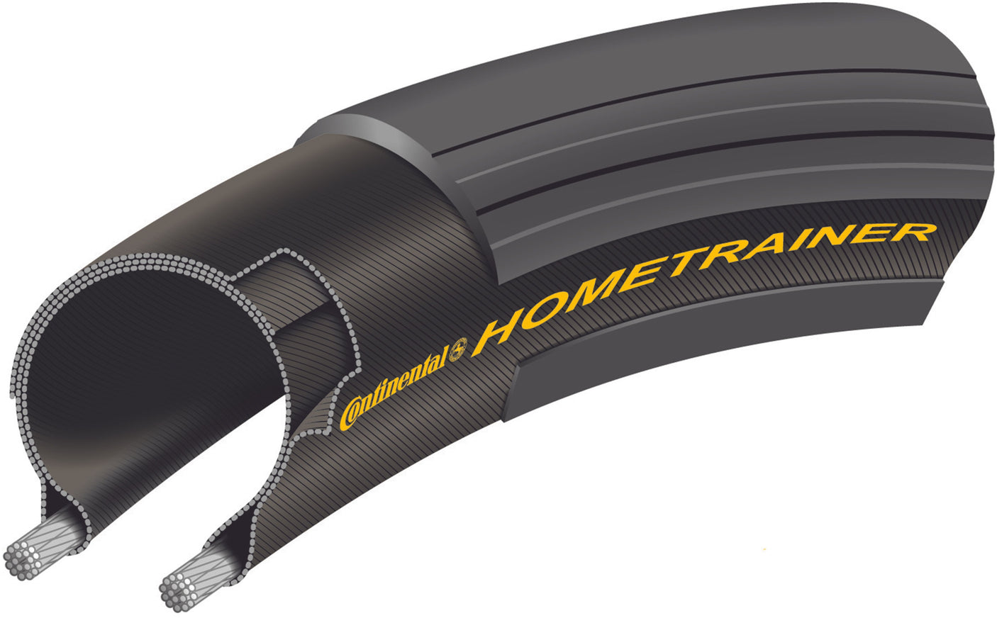 Continental Hometrainer Faltreifen 47-559 schwarz