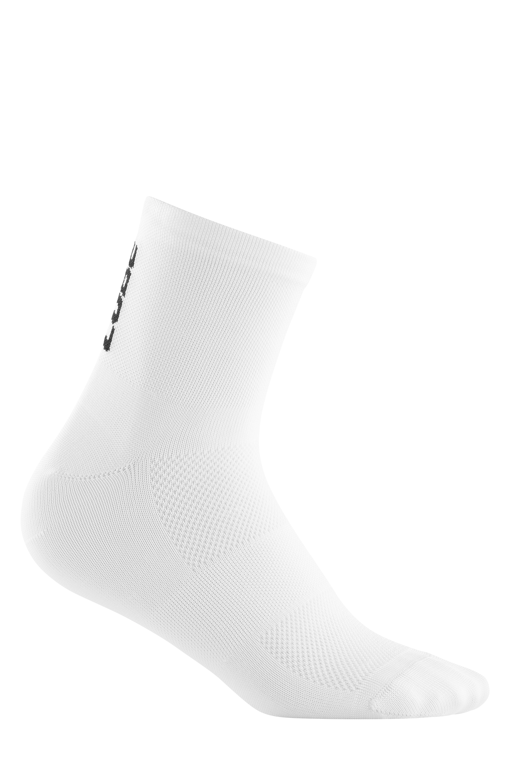 CUBE Socke Mid Cut Blackline white